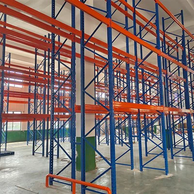 Тежкотоварни стелажи за палети с напречна греда